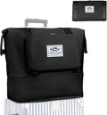 ZGWJ Travel Tote Bags, Expandable Overnight Weekender Bag for Women Foldable Carry-On | Expandable by ZGWJ