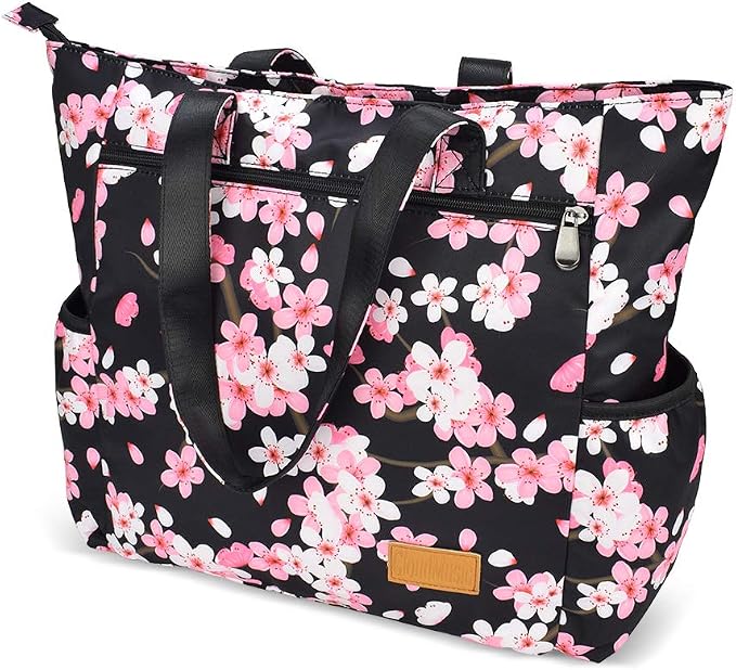 CLOUDMUSIC Shoulder Tote Bag For Nurses Teachers Work Gym Travel Beach Women With Large Capacity Waterproof by CLOUDMUSIC
