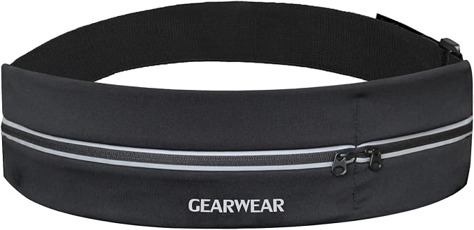 Running Belt | Runner Fanny Pack for Women and Men | Adjustble Waist Band Pack for Storage Phone by GEARWEAR