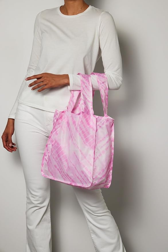 Pure Sage Reusable Grocery Bag - Stylish Shopping Bags for Groceries - Foldable Tote Bag - Image 9