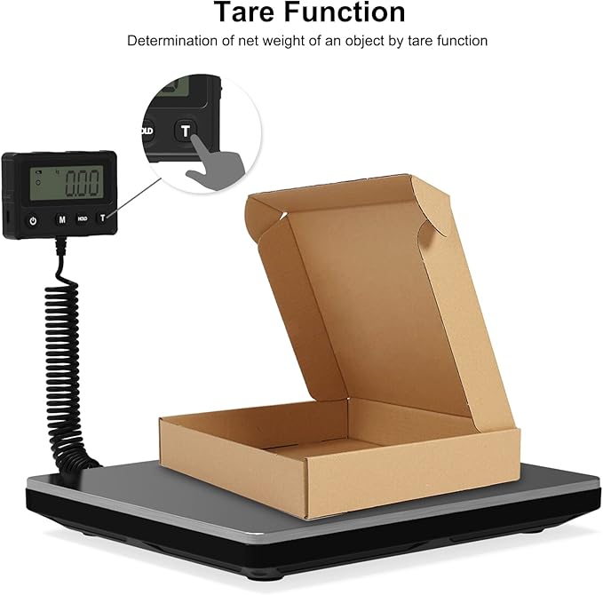 Shipping Scale 440lb, Digital Postal Scale with Hold and Tare Funtion | Postage Scale for Packages Luggage Post Office Warehouse, Battery and Tape-c Power - Image 3