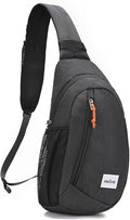 HALOVIE Anti Theft Crossbody Sling Bag RFID Travel Sling Backpack Lightweight Hiking Shoulder Chest Bag for Walking Work by HALOVIE