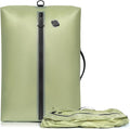 BAGAIL TPU Vacuum Bag for Travel, Reusable Compression Bag with IPX8 Waterproof Zipper, Save Space for Suitcase, Backpack and Carry on (Green, Large, No Pump) by BAGAIL