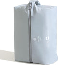 tianzong Double-Layer Fabric Wide-Opening Waterproof Travel Shoe Bag with Comfortable Handle (T400+TPU, Bluish Grey) by tianzong