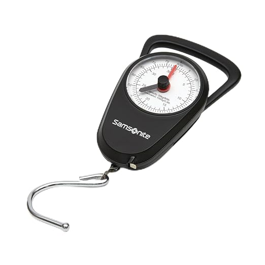 Samsonite® Luggage Scale, Manual, 5"H x 2"W x 4"D, Black by Samsonite