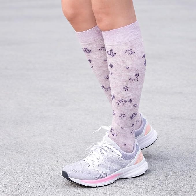 Dr. Motion Compression Knee High Socks for Women - 5 Pairs Pack - Image 3