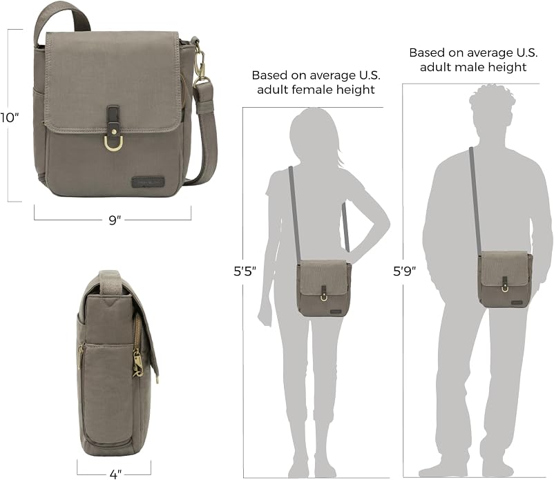 Travelon Anti-Theft Courier Tour Bag - Image 2