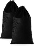 2 Pcs Shoe Bags for Travel, Large Boot Bag, Black Beauty, 21.2x13.3 Inch | Washable & Reusable Travel Shoe Bags, Dustproof Shoe Bags with Drawstring Closure, Suitable for Travel, Home Storage by WelcometoFantasyLife