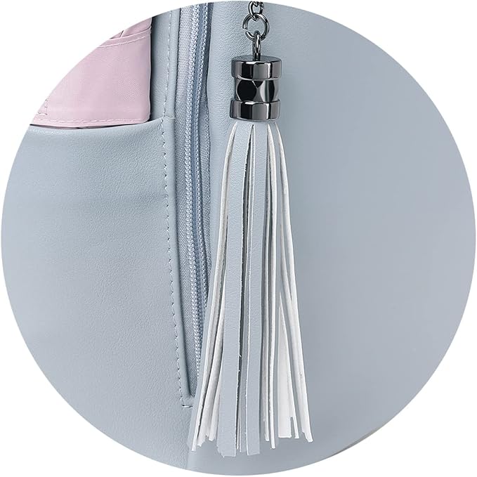 Telena Backpack Purse for Women, PU Leather Anti Theft Travel Purse Shoulder Bags with Tassel - Image 7