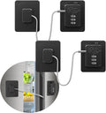 2-Pack Password Refrigerator Lock, Combination Child Proof Safety Lock，Baby Proofing fridge lock，Door Latches for Fridge Cabinet Drawer Closet, Freezer Lock No Keys Needed (Black) by Welangle