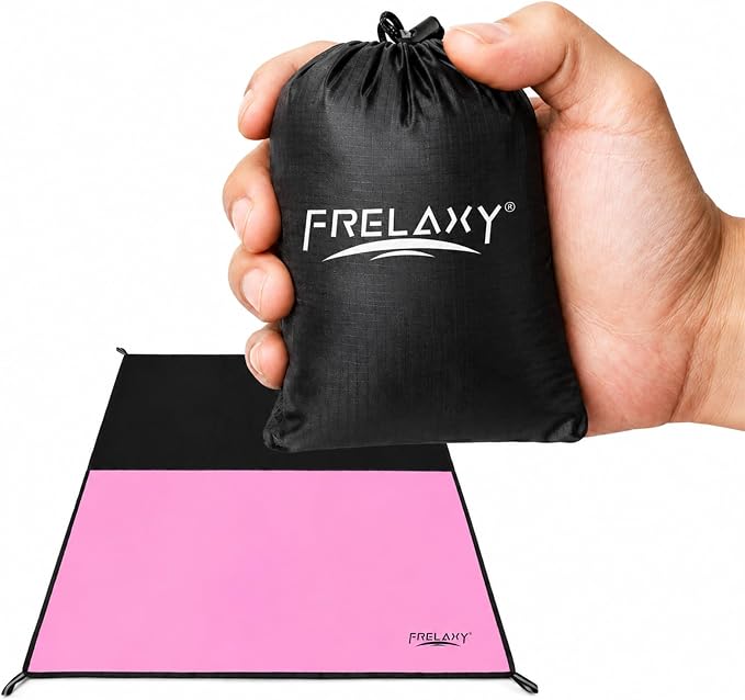Frelaxy Pocket Picnic Blanket, Waterproof Blanket for Beach Festival | Lightweight compact design, Multi-use outdoor blanket, Waterproof & sandproof material, Easy to carry, Picnic, Camping by Frelaxy