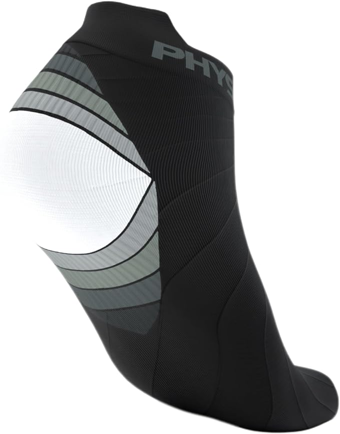 Physix Gear Short Compression Socks for Men & Women - Best Low Compression Socks Women & Men Ankle Socks with Arch Support by PhysixGearSport
