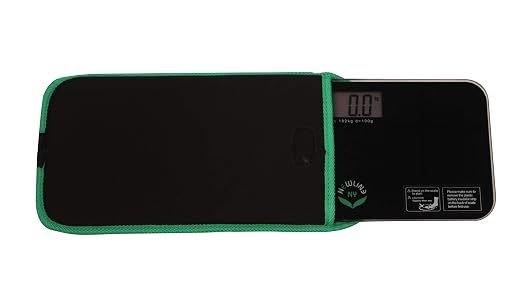 NewlineNY Black Mini Bathroom Scale + Travel Slip Case SBB-0718MBK+101BG - Image 7