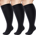Compression Socks for Women &Men Wide Calf, Plus Size 15-20 mmhg,Knee High,compression stockings by COMPRESSIONSOCKS