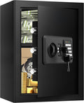 3.5 Cuft Large Safes for Home Use Water and Fireproof, Digital Security Fire Safe Box with Programmable Keypad, Key Lock & Removable Shelf, Anti-Theft Document Safe for Money, Medicine and Valuables by Unknown