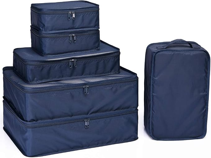 JJ POWER Travel Packing Cubes, Luggage Organizers with Shoe Bag by JJ+POWER
