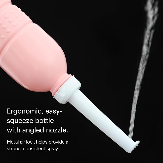 Brondell GoSpa Travel Bidet GS-70 – Portable Peri Bottle for Postpartum & Perineal Care, 400ml Handheld Bidet with Angled Nozzle, Nozzle Storage & Travel Bag - Image 5