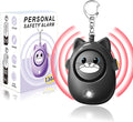Personal Safety Alarm for Women by Women–Loud Siren, 130dB Loud Siren Keychain in a Variety of Colors, Cute Cat Design Security Device for Children, Elderly by SRTKBEU