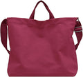 Women's Canvas Tote Bag inside Out Bag with Adjustable Crossbody Strap for Work Travel Shopping Durable Handbag for Men by Unknown