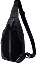 WATERFLY Medium Crossbody Sling Backpack Anti Theft Backpack for Traveling Chest Shoulder Bag by Waterfly