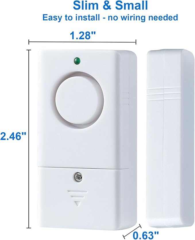 Window Door Alarm for Kids Personal Home Security Alarms with Chime for House, RV, Office, Business Safe (8Pack) - Image 3