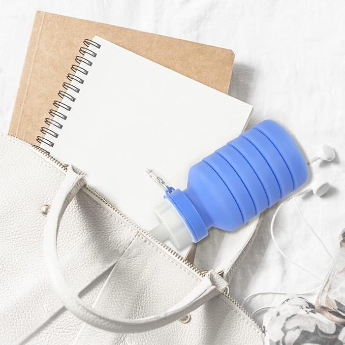 550ML Portable Foldable Bidet Bottle, Blue– Travel-Friendly, Leak-Proof, Personal Hygiene Bidet for Home, Office, Outdoor & Postpartum Care - Image 5