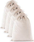 4 Pcs Shoe Bags for Travel, Dust Velvet Bags, Beige, 17.3x12.6 Inch | Washable & Reusable Travel Shoe Bags, Dustproof Shoe Bags with Drawstring Closure, Suitable for Travel, Home Storage by WelcometoFantasyLife
