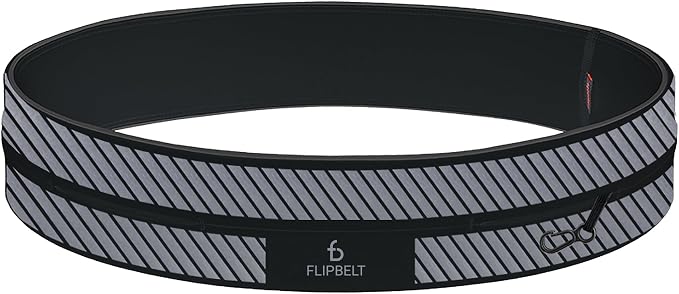FlipBelt Classic Running Belt, Phone Holder for Running, Money Belt Pouch by FlipBelt