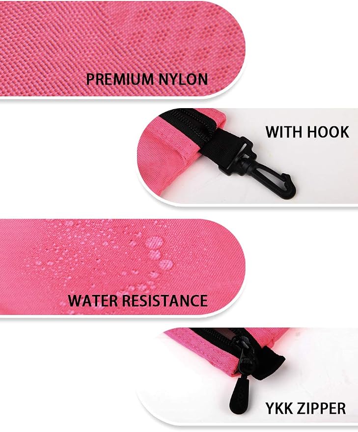 GOX Small Toiletry Bag for Men Bulk Cosmetic Bag Dopp Kit Carry On Zipper Pouch Organization Nylon Small Packing Sack Water Repellent - Image 8