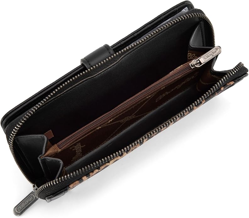 X Wrangler Women's Wallets Bifold Wristlet Wallets for Women Large Capacity Credit Card Wallet with ID Window - Image 4