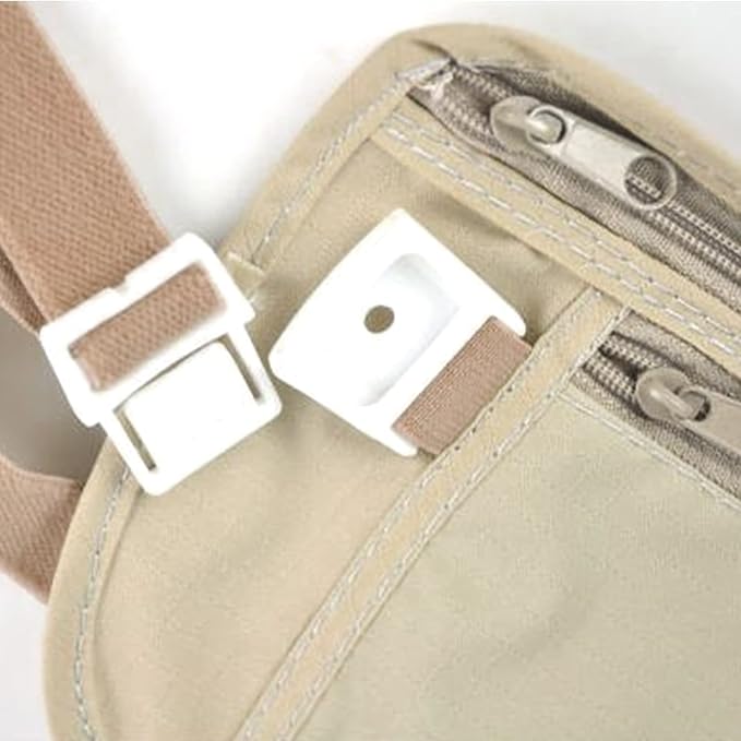 Blocking Travel Money Belt – Hidden Waist Pouch For Passport, Cash, Cards, Belt Bag For Men And Women - Image 7