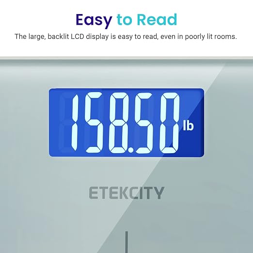 Etekcity Digital Body Weight Bathroom Scale with Step-On Technology, 400 Lb, White (Pack of 2) - Image 4