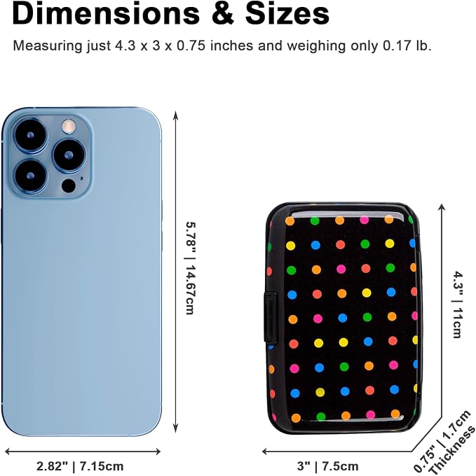 Credit Card Holder Small RFID Blocking Wallet Business Metal Slim Mini Aluminum Hard Case for Women Men - Image 5