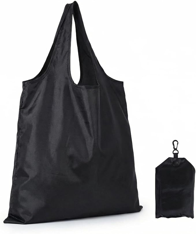 Ultra-Lightweight Foldable Tote Bag, Unisex Reusable Shopping and Travel Tote, Compact Collapsible Market Carryall by YLXFHOStore