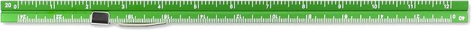 Alumicolor Aluminum Engineer Pocket Drafting Scale With Clip, 6IN, Green - Image 3