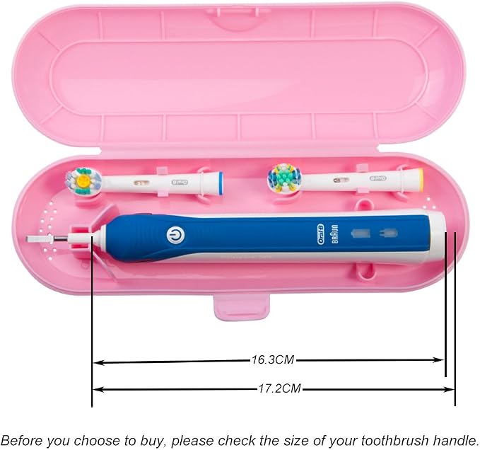 Nincha Portable Replacement Plastic Electric Toothbrush Travel Case for Oral-B Pro Series - Image 4