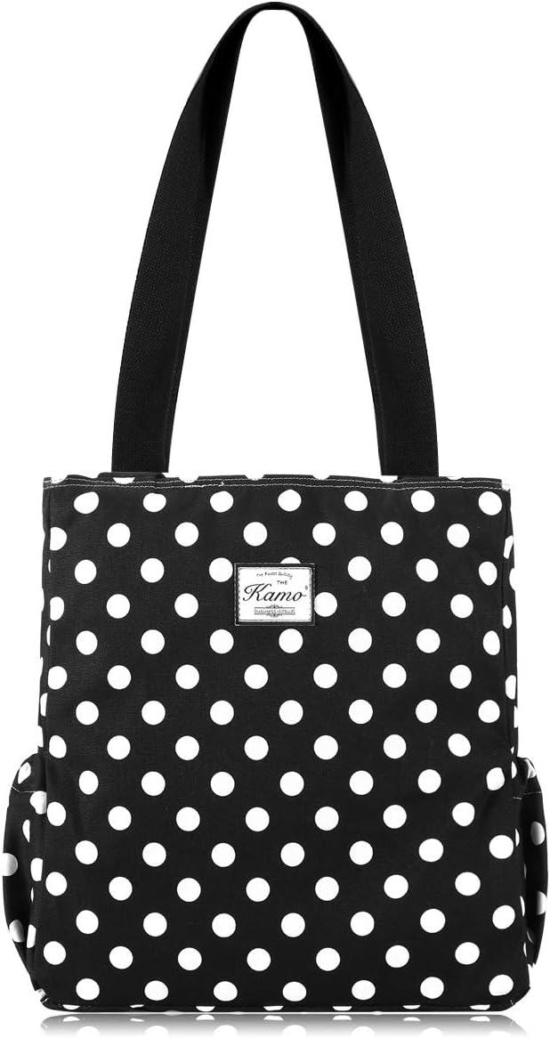 KAMO Floral Tote Bag - Waterproof Lightweight Handbags Travel Shoulder Bag for Hiking Yoga Gym Swimming Travel Beach by KAMO