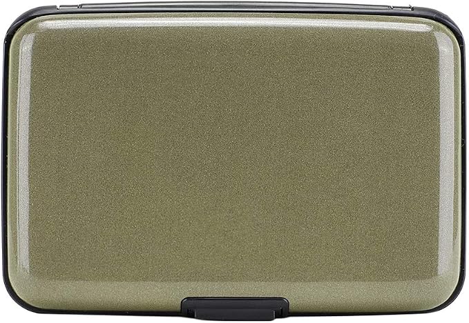 RFID Blocking Credit Card Protector Case Holder Wallet for Men Women | RFID Blocking Credit Card Protector Aluminum ID Case Hard Shell Business Card Holders Metal Wallet for Men or Women by ELFISH