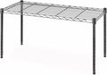 Whitmor 1 Tier Shelving Units, Wire Rack Storage Organizer, 30" L x 14" W x 15" H, Black by Whitmor