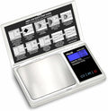 Series Digital Pocket Weight Scale 600g x 0.1g |Digital Gram Scale Small Scale Mini Food Scale Jewelry Scale Ounces/Grains Scale, Easy to Carry - AMERICAN WEIGH SCALES (Silver, 220g x 0.01g) by AmericanWeighScales