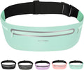 Running Belt for Women & Men-Ultra Light Slim Running Belts | Water-Resistant Phone Holder, 7 Pockets, Adjustable Waist Strap & Reflective Safety for Running, Hiking & Fitness by GLOVES