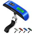 Luggage Scale, 110lb/50kg Portable Luggage Weight Scale, Blue | Unit Conversion,Automatic overload,Low battery warning modes,LED Display,for Weighing Luggage, Backpacks, Fruits and Pets by Unknown