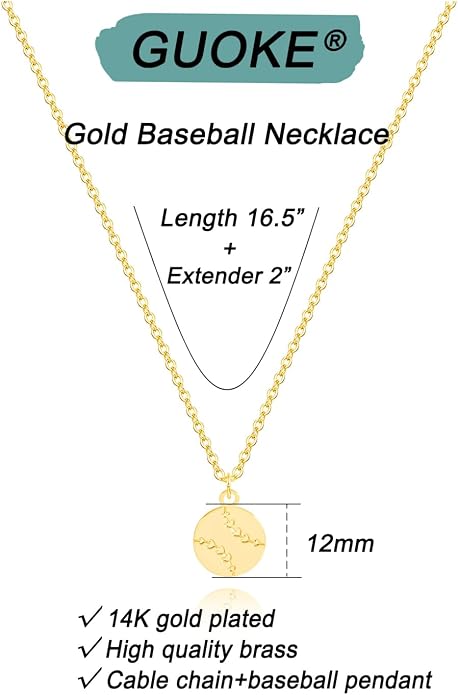 Gold Necklace for Women, Dainty Charm Pendant Necklace Jewelry Gift | 14K Gold Plated, Cute, Delicate, Adults, Non Tarnish, Hypoallergenic, Accessories - Image 6