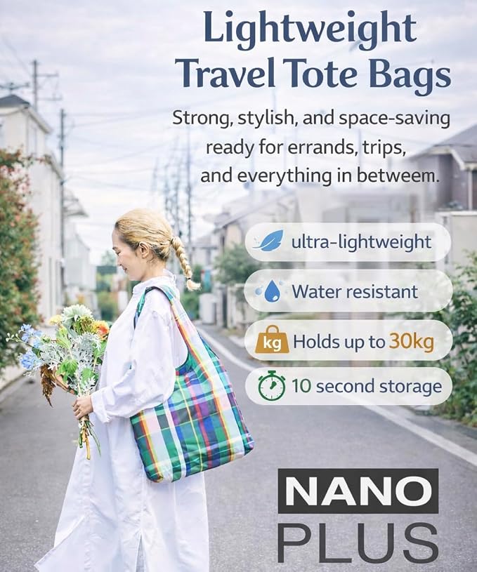Compact Reusable Grocery Tote Bag – Lightweight, Foldable & Packable Shopping Bag for Travel - Image 3