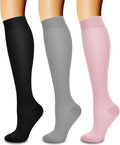 3 Pack Medical Compression Sock-Compression Sock For Women and Men Circulation -Best for Running,Nursing,Athletic Sports by LaiteHebe
