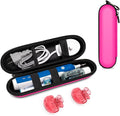 Nincha Electric Toothbrush Travel Case Compatible with Oral-B/Philips Sonicare/Colgate/Reach, and Most Electric Toothbrush, Includes 2 Universal Toothbrush Covers (Pink Case + Pink Covers) by Nincha