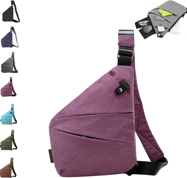 Anti Theft Travel Bag,Anti Theft Crossbody Bag, Sling Bag Travel Crossbody Bag for Women Men by ocalil
