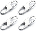 Zpsolution Anti Theft Zipper Clip - Backpack Zipper Lock | Locking Clips for Backpacks, Purses, Travel, Theft Deterrent, Double Opening Small Carabiner Clips, Zipper Pull Replacement by Zpsolution