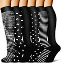 COOLOVER Copper Compression Socks for Women and Men(6 Pairs)-Best Support for Running, Athletic, Travel by COOLOVER
