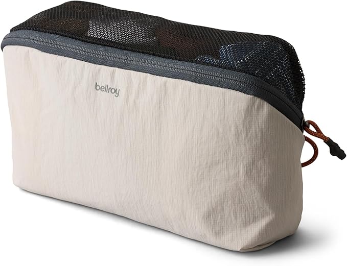 Bellroy Packing Cube, 4L Travel Organizer Pouch - Ash | 4L organizer packing cube with an internal zip pocket and a durable, lightweight design by Unknown